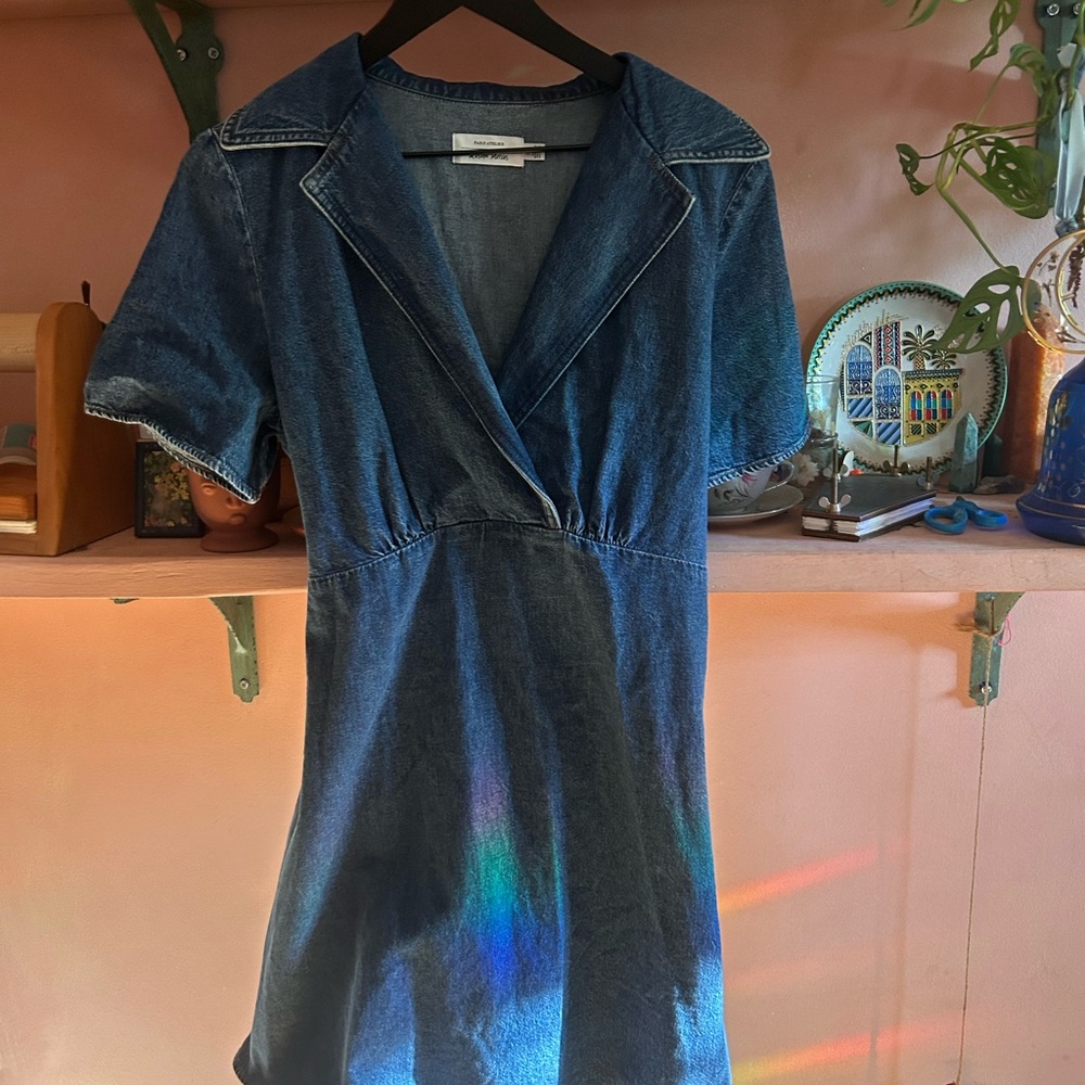 & Other Stories Blue Denim Mini Dress